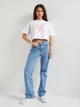 Футболка оверсайз короткая женская Converse Womens Knit T-Shirt 10025497-102 L Белая (194434145427) - изображение 3