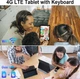 Планшет Duoduogo 10 inch tablet with keyboard 4G LTE tablet with Android 10 4GB RAM + 64GB Rom 128GB quad-core tablet LTE with dual SIM WiFi 8000mAh 1080P IPS 8MP+ 5MP cameras GPS Bluetooth Type-C - изображение 5