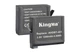 2-Pack AHDBT-401 комплект из 2 аккумуляторов KingMa для GoPro AHDBT-401 (2 x 1200 mAh) - зображення 1