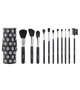 Набор для макияжа Sibel Cosmetic Brushes Black Swan черный 11 шт (5412058204906) - изображение 1