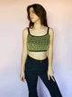 Топ на бретелях чорний з жовтим в'язка ZARA 10000 M (28) - зображення 6