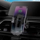 Держатель для мобильного автодержатель 15W Hoco HW2 Wise automatic induction wireless fast charging car holder - изображение 2