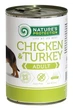 Влажный корм для взрослых собак всех пород Nature's Protection Adult с курицей и индейкой 400 г (KIK24630) - изображение 1