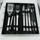 Набор для гриля барбекю 10 предметов в металлическом кейсе BQ Tools Set AL-10 для мангала гриля тандыра 43х21х8см - изображение 3