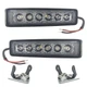 Комплект LED фар БЛИЖНЬОГО світла. Світлодіодні фари на 6 діодів. 07T-18W/47/F. - зображення 1