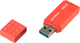 Pendrive Goodram UME3 128 GB USB 3.0 Pomaranczowy (UME3-1280O0R11) - obraz 2