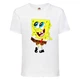 Футболка детская Спанч Боб 24 (Sponge Bob) белая 164 см - изображение 1