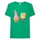 Футболка детская Спанч Боб 7 (Sponge Bob) зеленая 116 см - изображение 1