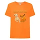 Футболка детская Король Лев (Lion King) оранжевая (LK-simba&nala-orange) 152 см - изображение 1
