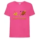Футболка детская Король Лев (Lion King) розовая (LK-friends-3-pink) 164 см - изображение 1