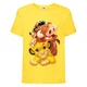 Футболка дитяча Король Лев (Lion King) жовта (LK-friends-2-yellow) 116 см - зображення 1