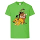 Футболка детская Король Лев (Lion King) светло-зеленая (LK-friends-green) 104 см - изображение 1