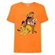 Футболка дитяча Король Лев (Lion King) помаранчева (LK-friends-orange) 140 см - зображення 1
