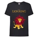 Футболка дитяча Король Лев (Lion King) чорна (LK-simba-3-black) 140 см - зображення 1