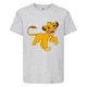 Футболка дитяча Король Лев (Lion King), сіра (LK-simba-5-gray) 128 см - зображення 1