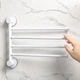 Держатель для полотенец клеящийся MBM HOME BP-28 WHITE/GRAY Бело-Серый - изображение 10