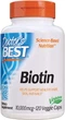 Doctor's Best Biotin 10,000 mcg 120 капсул - изображение 1