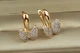 Серьги Xuping Jewelry неповторимая бабочка 1.8 см золотистые - изображение 1