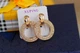Серьги Xuping Jewelry кольцо в кольце 2,5 см золотистые - изображение 1