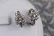 Сережки Xuping Jewelry квіточок із листочками 1.8 см сріблясті - зображення 2