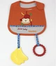 Слинявчик с карманом и игрушками прорезывателями SKKBaby Обезьяна - изображение 1