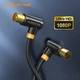 Кабель Cabletime Телевизионный, 3m, Г-образный 90 градусов Male to Female, 75OHM, Черный (CF34N) - изображение 2