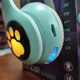 Наушники Bluetooth CAT EAR RGB беспроводные с подсветкой кошачьи ушки Бирюзовые - изображение 7