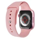 Умные смарт часы фитнес трекер с голосовым вызовом Bluetooth Smart Watch M-26PLUS Series 6 44mm Розовые - изображение 3