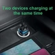 Автомобильное зарядное устройство Baseus Square Metal 30W Быстрая зарядка Quick Charge 3.0 2USB 5A Зарядка в авто Black - изображение 9