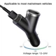 Автомобильное зарядное устройство Baseus Y Type Car Charger 40W 2USB 3.4A + Прикуриватель Зарядка в авто Black - изображение 9