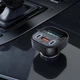 Автомобильное зарядное устройство ACEFAST B5 101W (2Type-C + USB-A) Быстрая зарядка Quick Charge 3.0 Metal Car Charger With OLED Smart Display (Black) - изображение 6