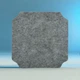 Набор из 8 подставок костеров под чашки кружки 10*10 см Anthracite-0908 серый - изображение 3