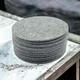Набор из 12 круглых подставок костеров под чашки кружки 10*10 см Anthracite-0712 серый - изображение 4