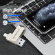 USB Флешка 2в1 64GB Type-C/USB 3.0 для телефона и компьютера MicroDrive Серый - изображение 6