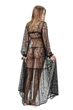 Кружевной женский пляжный халат макси 98кп-170/774 One size (S-L) Черный (2000012495014) - изображение 6