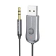 Аудио-адаптер Bluetooth aux гарнитура в машину адаптер BOROFONE BC44 |BT5.0| Черный - изображение 1