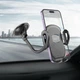 Автодержатель для телефона HOCO H10 General car holder(windshield) Black - изображение 8