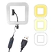 Квадратная LED лампа Boya 28 см с держателем для смартфона, селфи кольцо - изображение 1