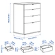 Комод VIHALS Ikea (Ікея) , 004.832.39 - изображение 5