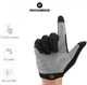 Вело перчатки полный палец RockBros S109-1 Spider паук (620448671) Черно-серый L - изображение 3