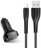 Ładowarka samochodowa Usams Travel Car Charger Kit King Tu Series (kabel U35 IP 1M + podwójna ładowarka samochodowa C13 USB) czarna (NTU35LC13TZ) - obraz 2