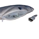 Вібруюча USB риба інтерактивна іграшка кішці підвищена ємність аккумулятора з м'ятою 30см - зображення 2