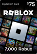7000 Robux Roblox Gift Card Игровая валюта - изображение 1