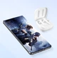Bluetooth - наушники QCY T13 ANC беспроводные в кейсе белые - изображение 2