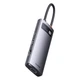 USB-хаб Baseus Metal Gleam Series 7-in-1 Type-C адаптер (WKWG020113) - зображення 3