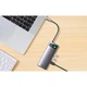 USB-хаб Baseus Metal Gleam Series 7-in-1 Type-C адаптер (WKWG020113) - зображення 4