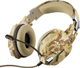 Słuchawki Trust GXT 322D Carus Gaming Headset Desert Camouflage (TR22125) - obraz 3