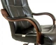 Офисное Кресло Руководителя Richman Virginia Кожа Wood Lux М1 Tilt Черный - изображение 4