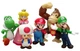 Супер Марио Super Mario Супер Марио братья Луиджи Йоши Принцесса набор детских фигурок 6 шт 4-7см - изображение 2