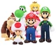 Супер Марио Super Mario Супер Марио братья Луиджи Йоши Принцесса набор детских фигурок 6 шт 4-7см - изображение 1